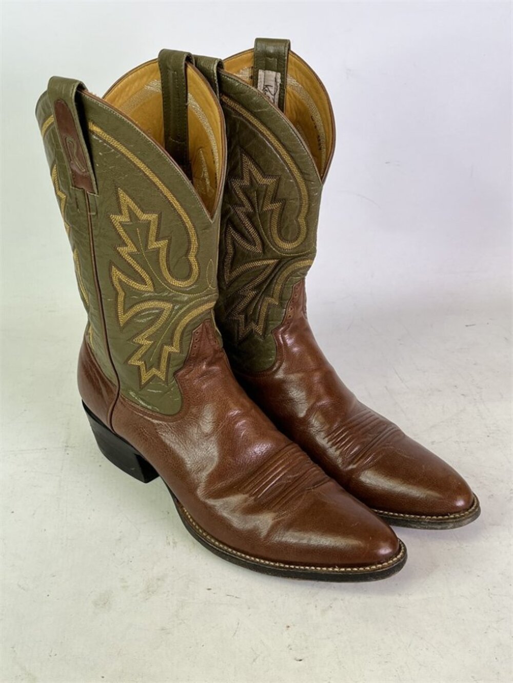 Vintage Rod Patrick Buffalo Roam Cowboy Boots Size 13 AA Men